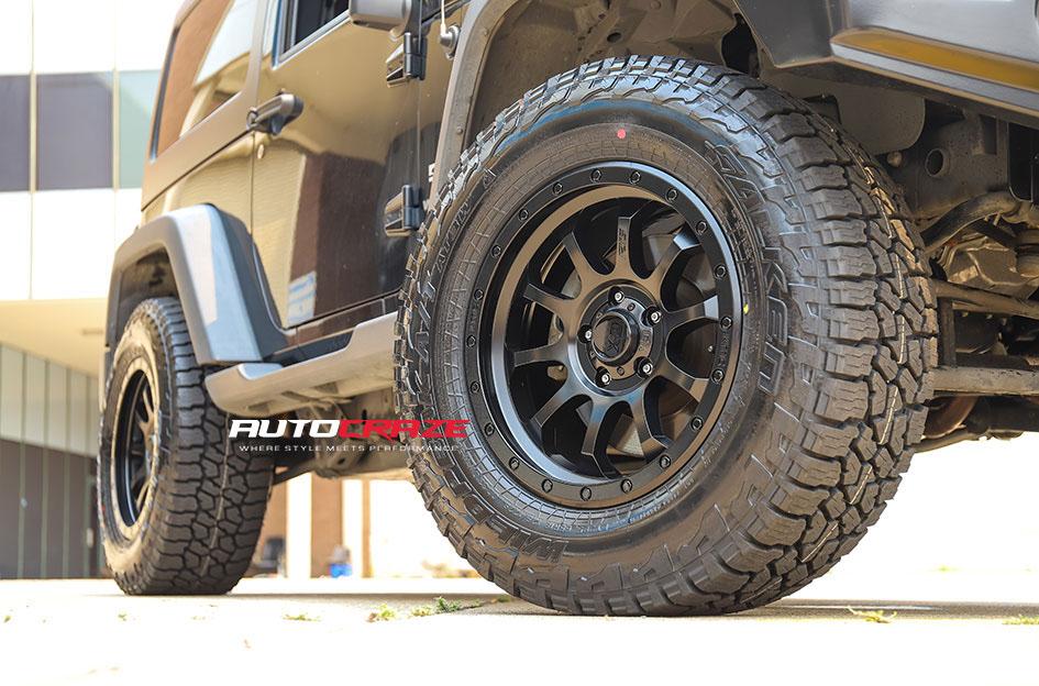 JEEP WRANGLER RG3 SATIN BLACK